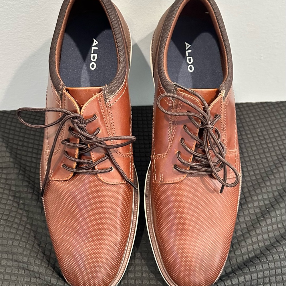 ALDO Men's Tan Leather Oxfords